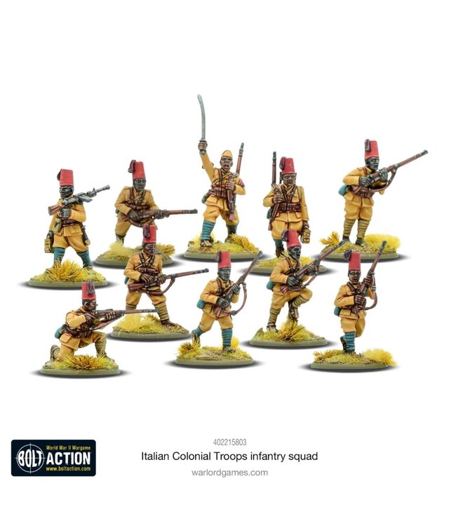 Italian Colonial Troops Infantry Squad
