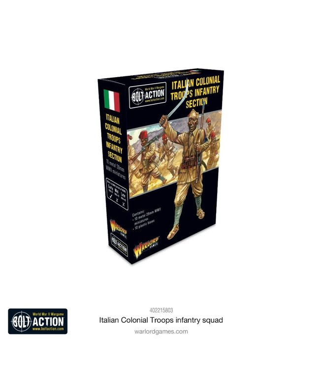 Italian Colonial Troops Infantry Squad