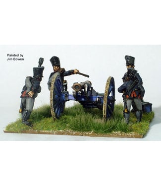 Perry Miniatures Foot Artillery firing 6pdr
