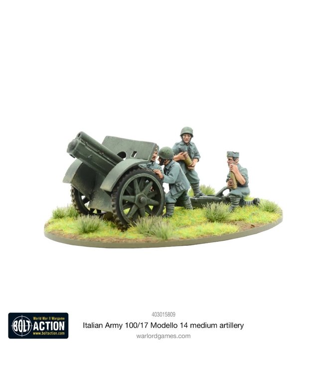 Bolt Action Italian Army 100/17 Modello 14 medium artillery