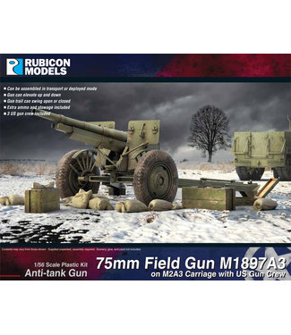 Rubicon Models M2A3 75mm Field Gun with Crew