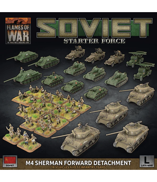 Flames of War Soviet Starter Force: Soviet M4 Sherman Forward Detachment