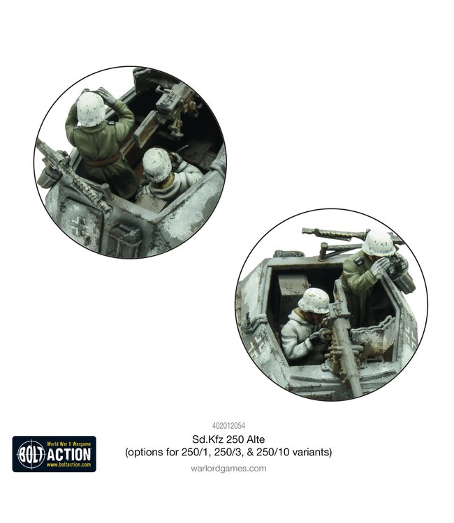 Sd.Kfz 250 (Alte) Half-Track (250/1, 250/3 or 250/10 variants)