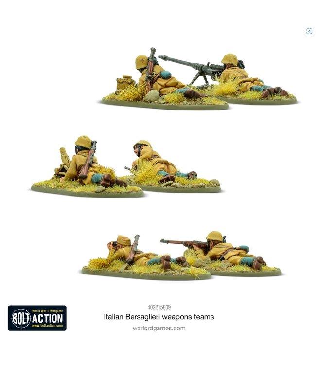 Italian Bersaglieri Weapons Teams