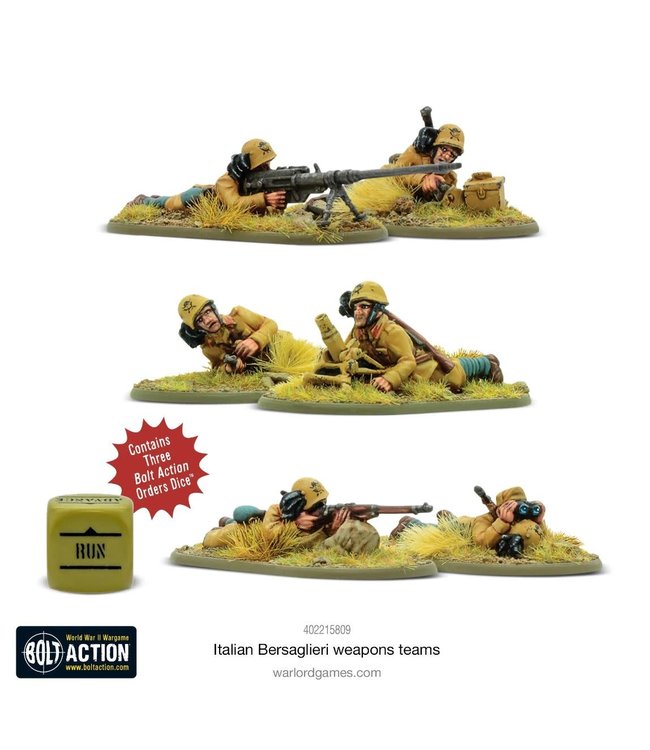 Italian Bersaglieri Weapons Teams