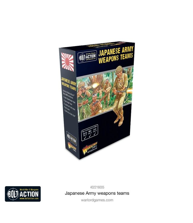 Bolt Action Japanese Army Weapons Teams