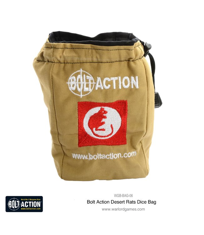 Bolt Action Desert Rat Dice Bag