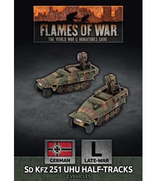 Flames of War Sd Kfz 251 Uhu Half-tracks