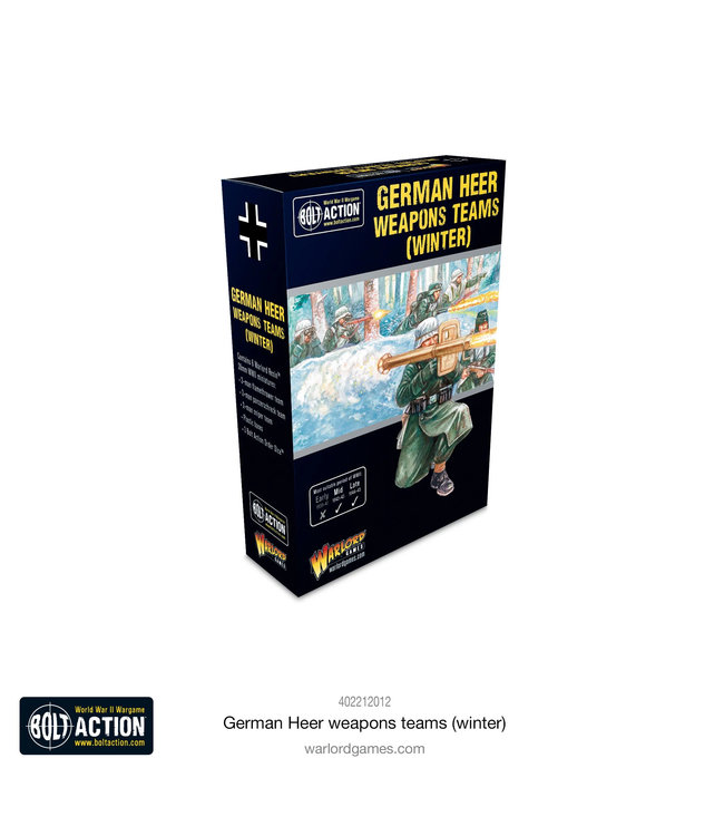 Bolt Action German Heer (Winter) Weapons Teams