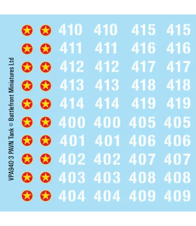 PAVN Decal Sheets