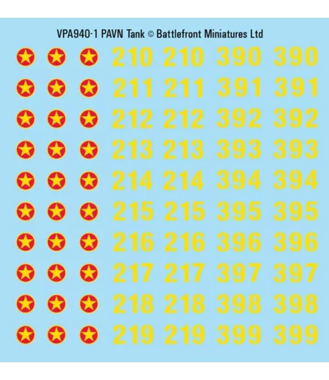 PAVN Decal Sheets