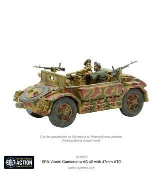 Bolt Action SPA-Viberti Camionetta AS. 42 With 47mm ATG