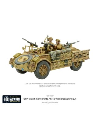 Bolt Action SPA-Viberti Camionetta AS. 42 With Breda 2cm Gun