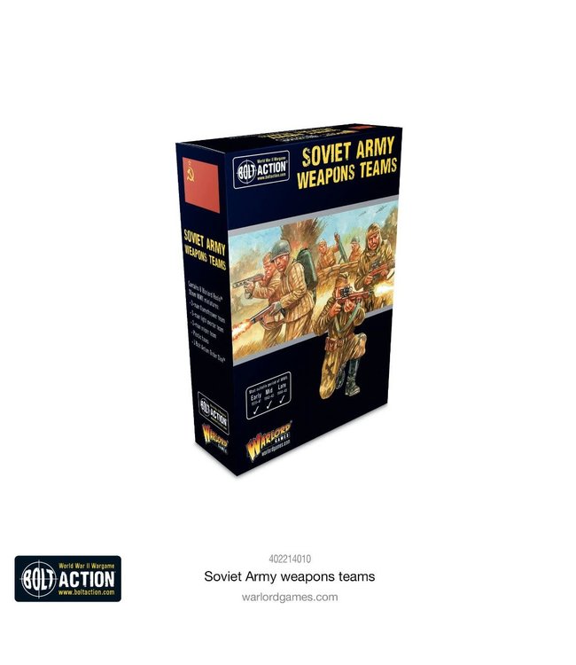 Bolt Action Soviet Army Weapons Teams