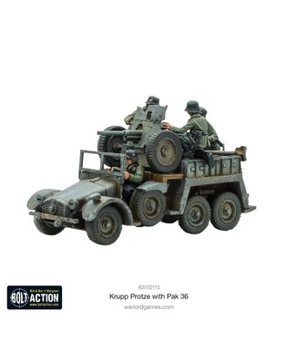 Bolt Action Krupp Protze With Pak 36