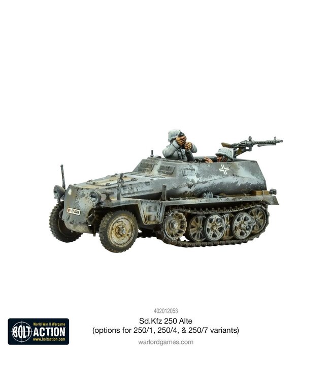 Sd.Kfz 250 (Alte) Half-Track (250/1, 250/4 or 250/7 variants)