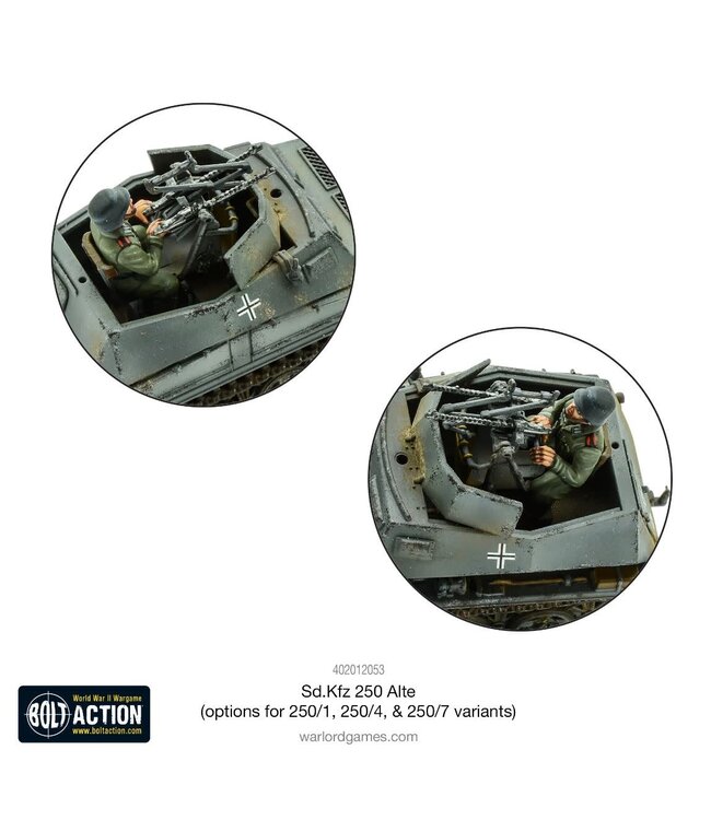 Sd.Kfz 250 (Alte) Half-Track (250/1, 250/4 or 250/7 variants)