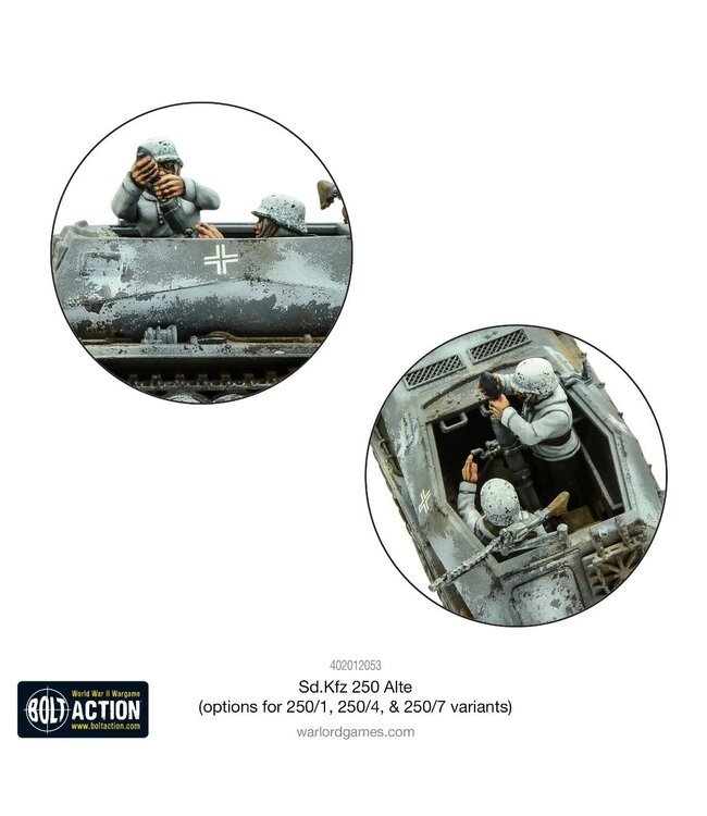 Sd.Kfz 250 (Alte) Half-Track (250/1, 250/4 or 250/7 variants)