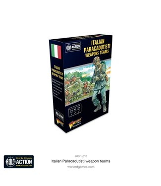 Bolt Action Italian Paracadutisti Weapons Teams