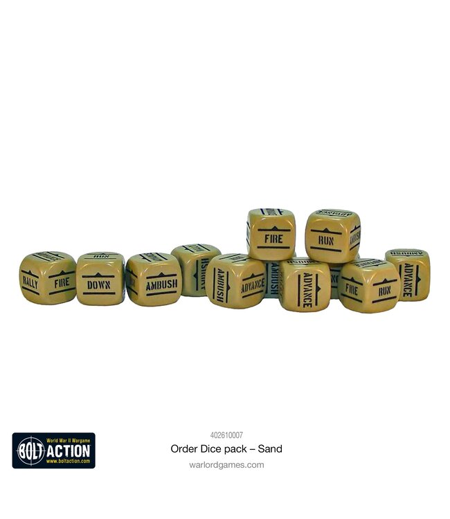 Order Dice Pack - Sand