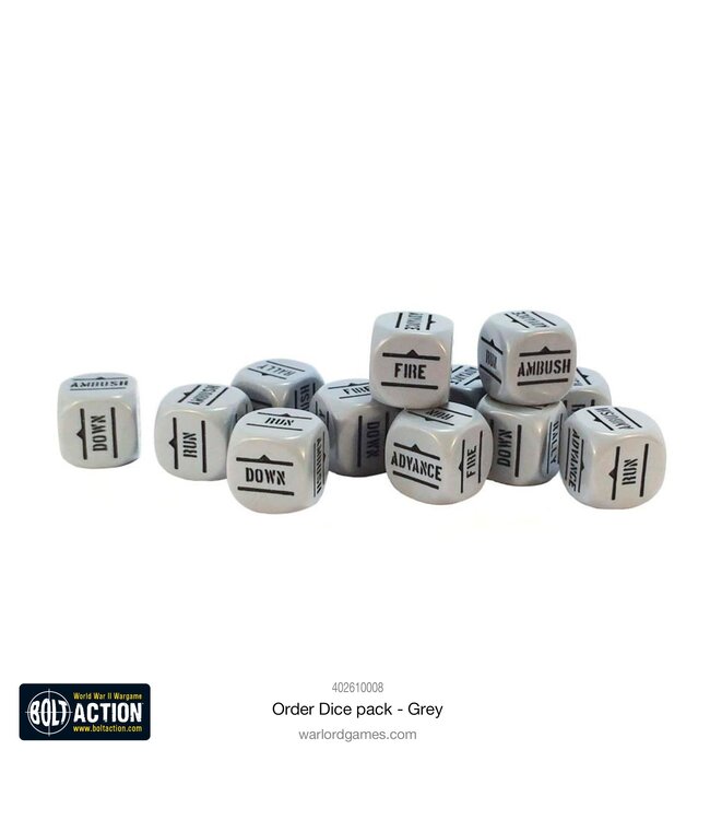 Order Dice Pack - Grey