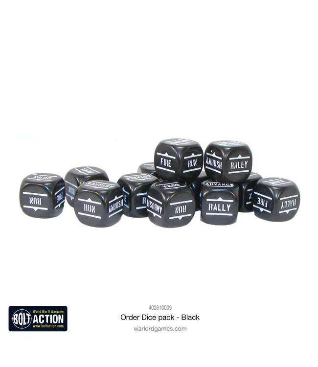 Order Dice Pack - Black