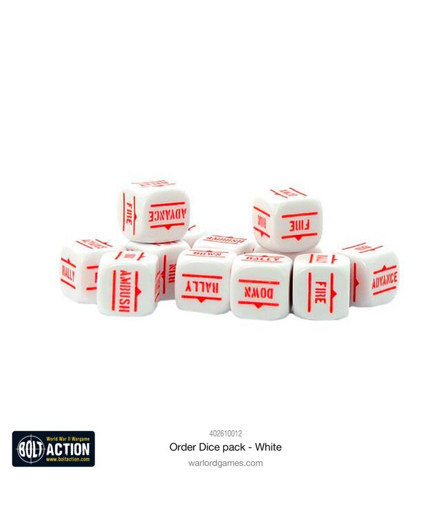 Order Dice Pack - White