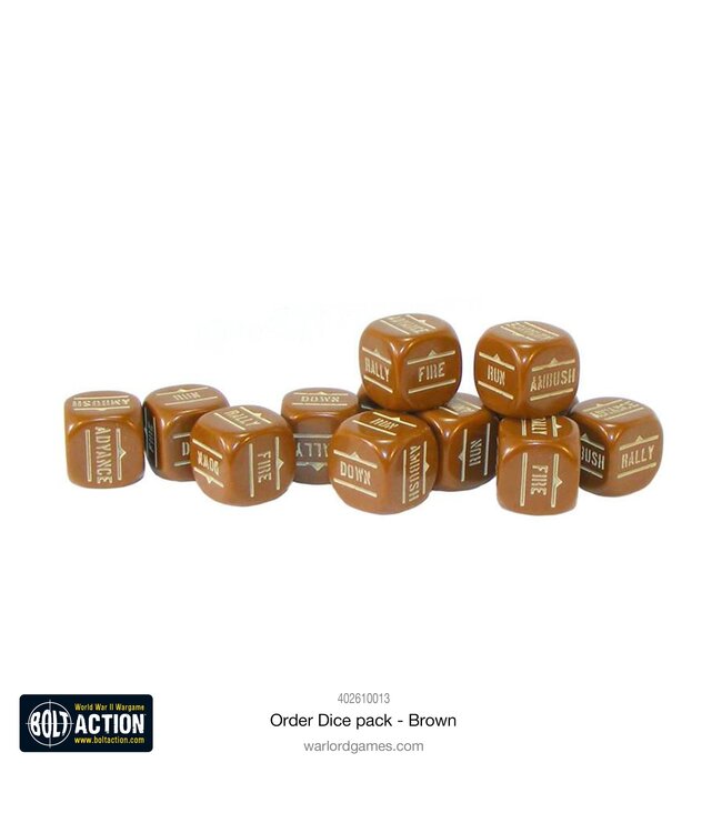 Order Dice Pack - Brown