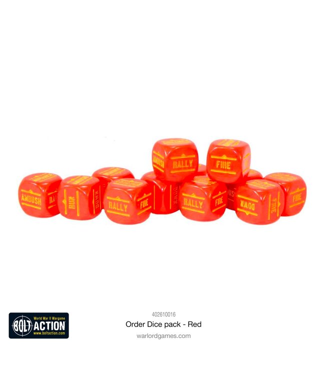 Order Dice Pack - Red