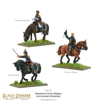 Black Powder Napoleonic Dutch/Belgian Commanders (Waterloo)