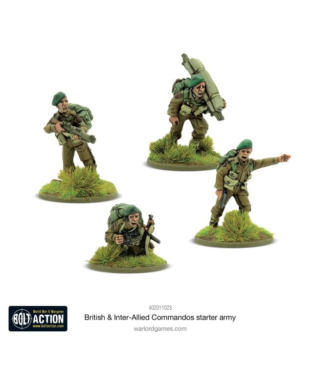 British & Inter-Allied Commandos Starter Army - www.tabletopper.nl