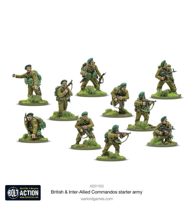 British & Inter-Allied Commandos Starter Army