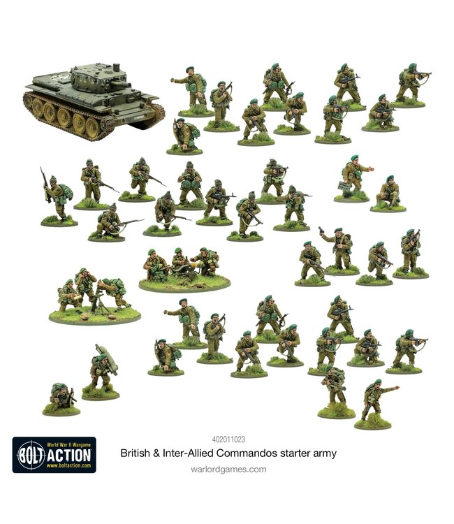 British & Inter-Allied Commandos Starter Army