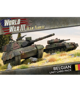World War III Team Yankee Belgian Unit Card Pack