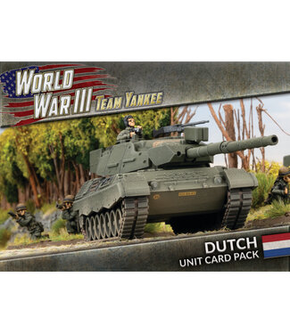 World War III Team Yankee Dutch Unit Card Pack