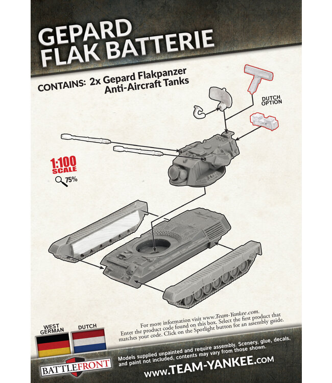 Gepard Flakpanzer Batterie