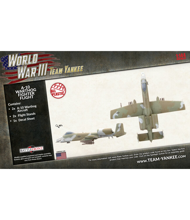 A-10 Warthog Fighter Flight
