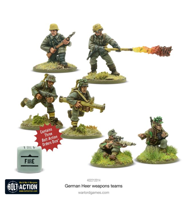 German Heer Weapons Teams