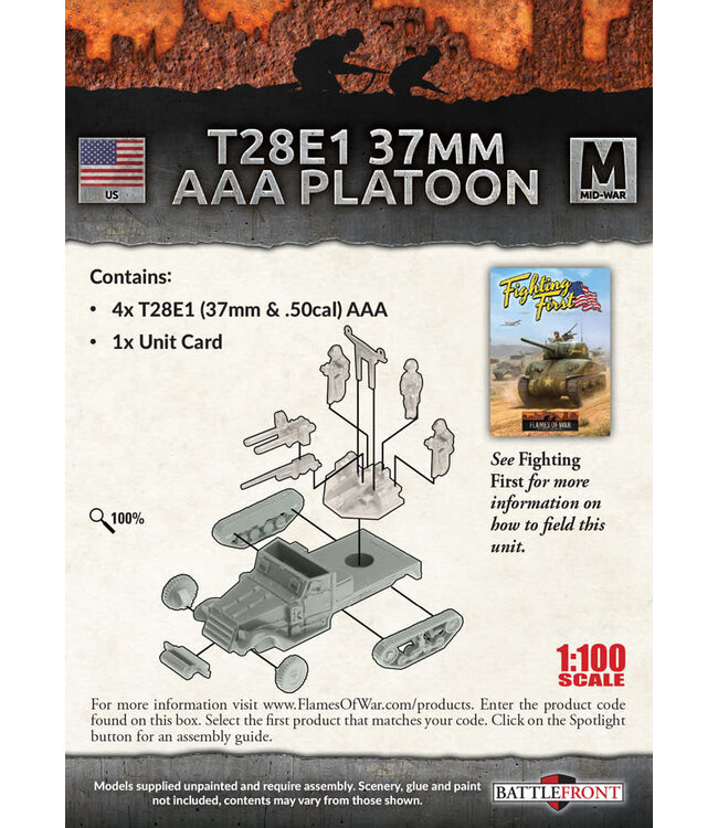 T28E1 37mm AAA Platoon