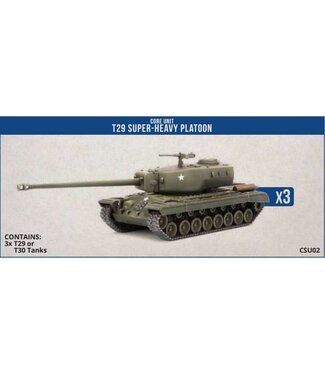 Clash of Steel Pre-order: T29 Super-Heavy Tank Platoon