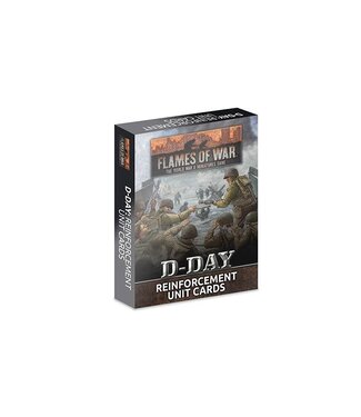 Flames of War PRE-ORDER: D-Day: Reinforcement Unit Cards