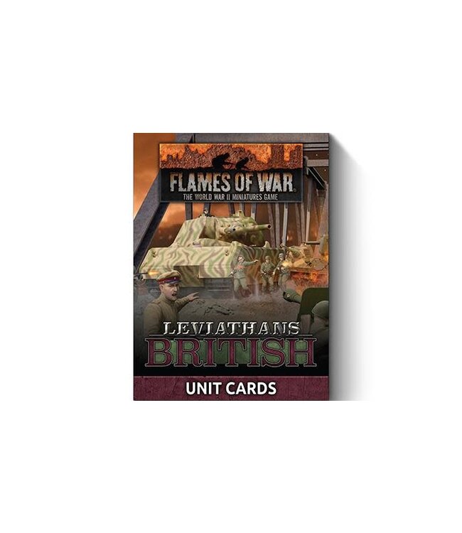 Late War Leviathans: British Unit Cards