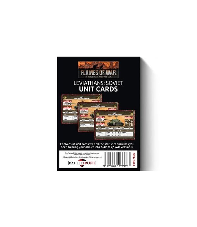 Late War Leviathans: Soviet Unit Cards