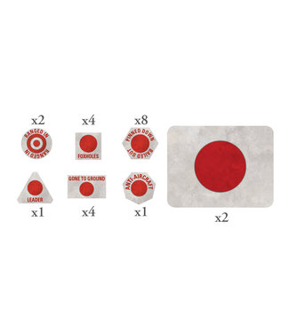Flames of War PRE-ORDER: Japanese MW Tokens and Objectives