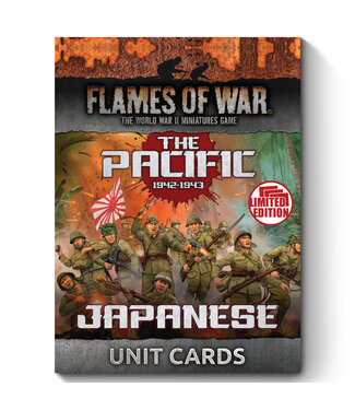 Flames of War The Pacific: Japanese Command Cards - (Limited Edition)