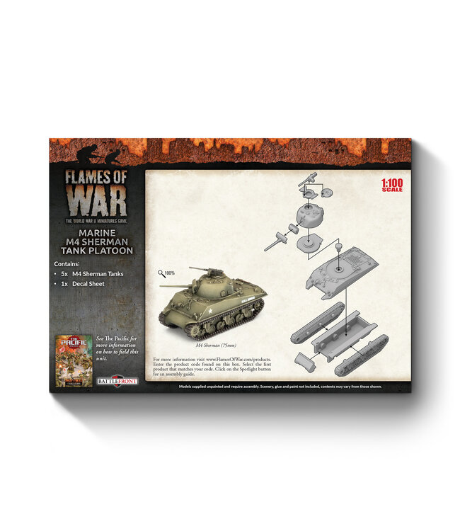 Marine M4 Sherman Platoon