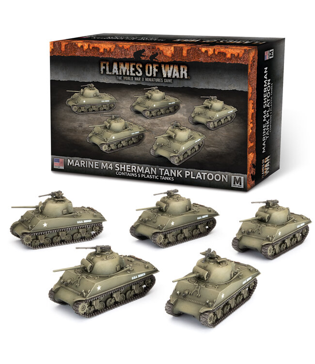 Marine M4 Sherman Platoon