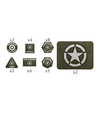 Flames of War PRE-ORDER: American MW Tokens and Objectives