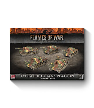 Flames of War Type 4 Chi-To Tank Platoon