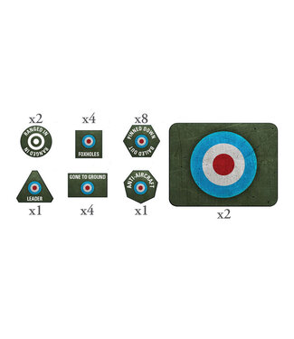 Flames of War PRE-ORDER: British LW Tokens and Objectives